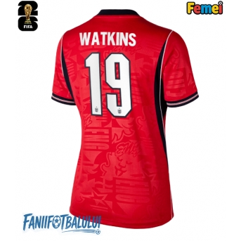 Anglia Ollie Watkins #19 Echipament de Fotbal Replică Mondial 2026 Femei Deplasare